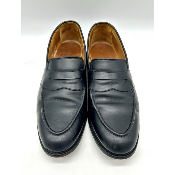 Allen Edmunds Randolph Men's Penny Loafers Black Made In USA Size 12 B 4809 - Picture 3 of 15